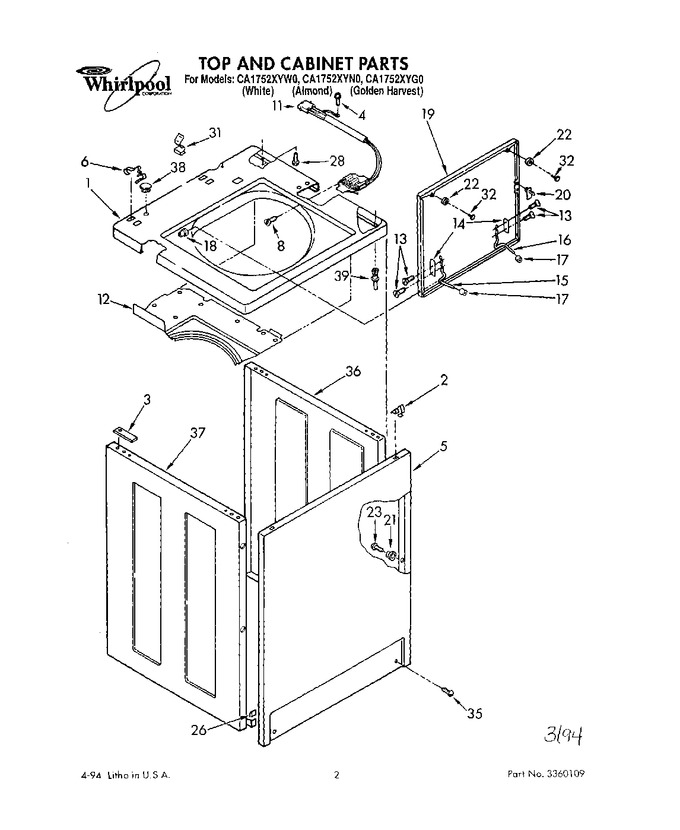 Diagram for CA1752XYG0