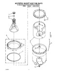 Diagram for 03 - Agitator, Basket And Tub