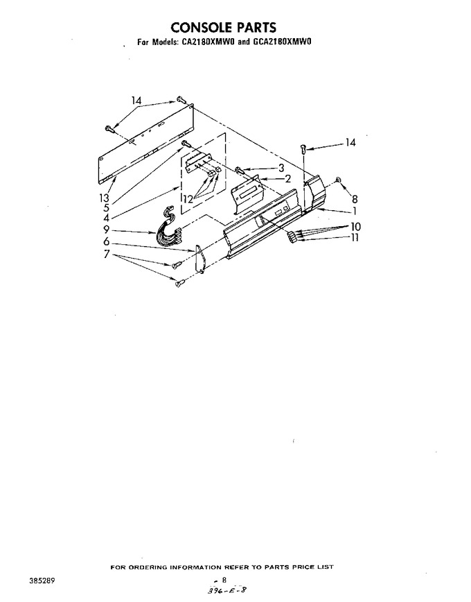 Diagram for CA2180XMW0