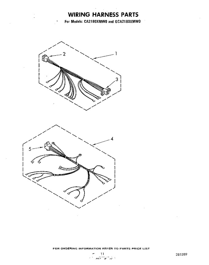 Diagram for GCA2180XMW0