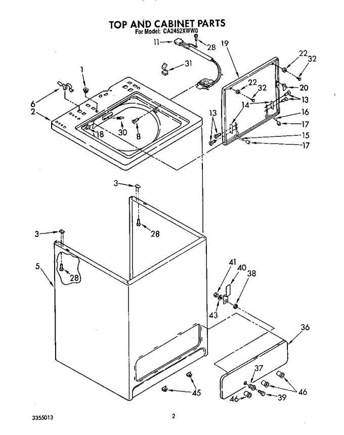 Diagram for CA2452XWW0