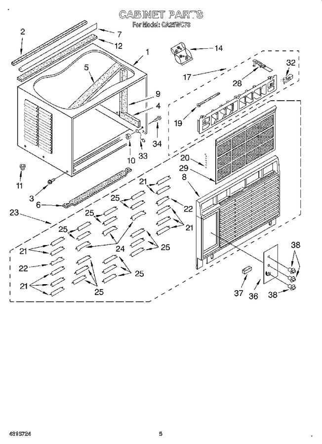 Diagram for CA25WC70