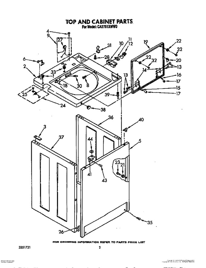 Diagram for CA2751XWW0