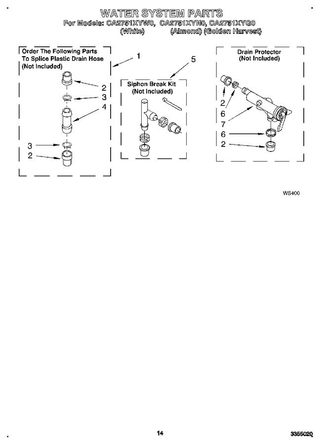 Diagram for CA2751XYW0