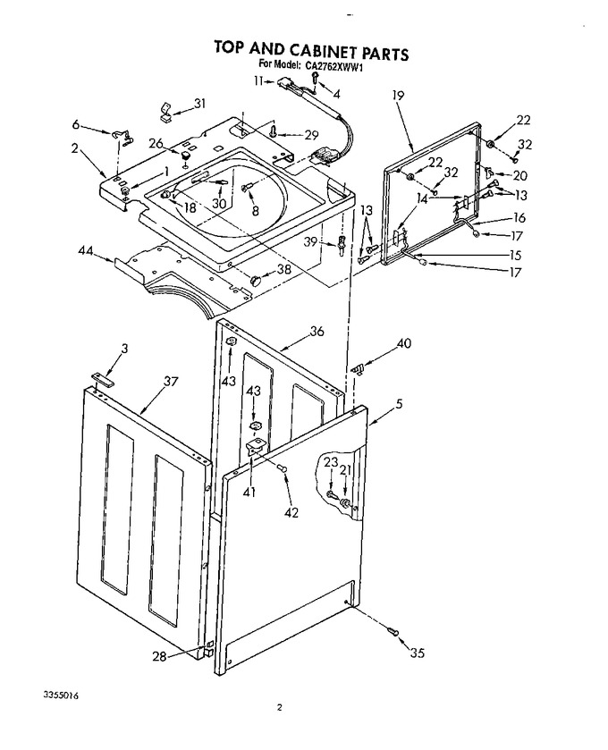 Diagram for CA2762XWN1