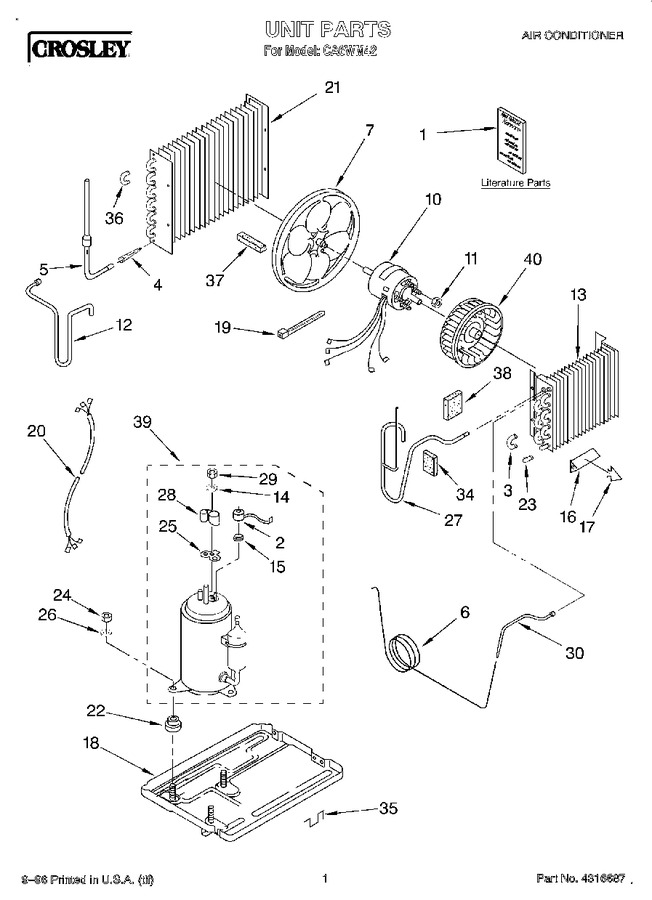 Diagram for CA6WM42