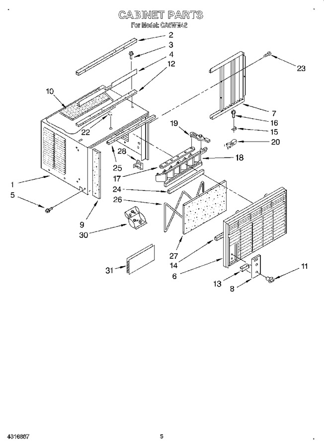 Diagram for CA6WM42