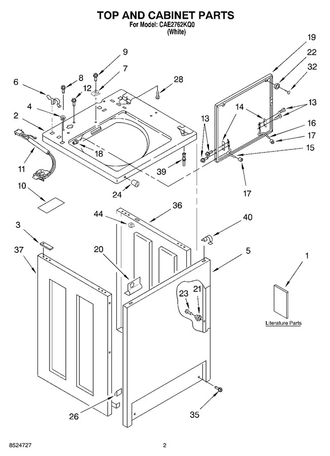 Diagram for CAE2762KQ0