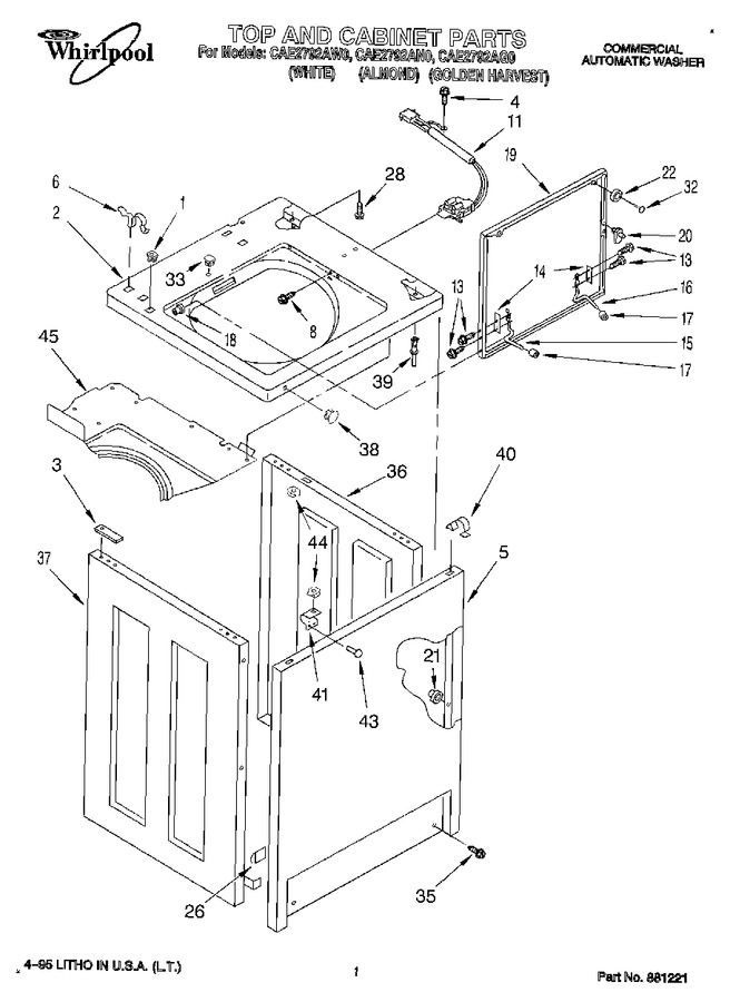 Diagram for CAE2792AG0