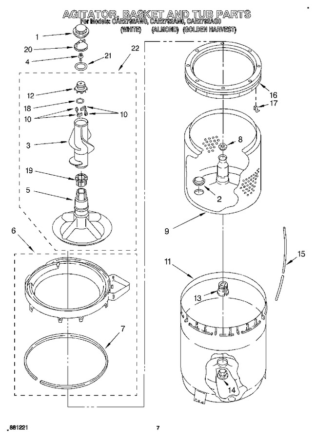 Diagram for CAE2792AW0