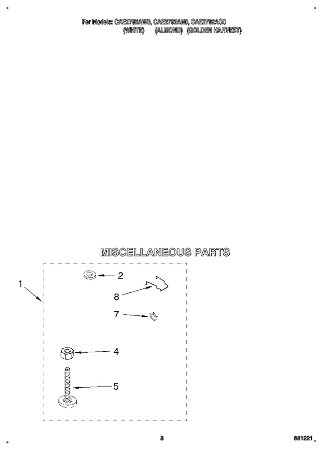 Diagram for CAE2792AW0