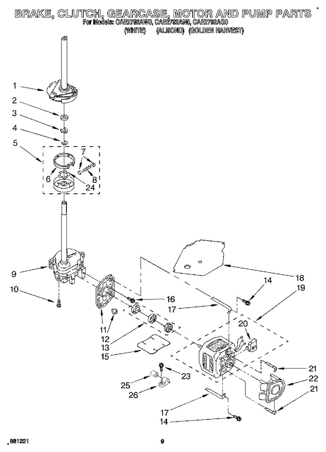 Diagram for CAE2792AG0