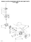 Diagram for 05 - Brake, Clutch, Gearcase, Motor & Pump