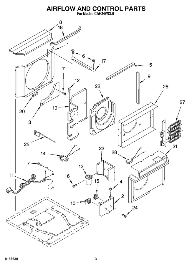 Diagram for CAH24WCL0