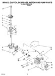 Diagram for 06 - Brake, Clutch, Gearcase, Motor And Pump Parts