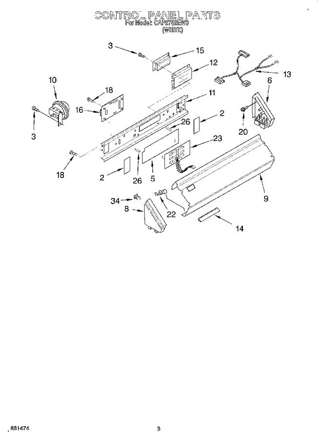 Diagram for CAP2762EW0