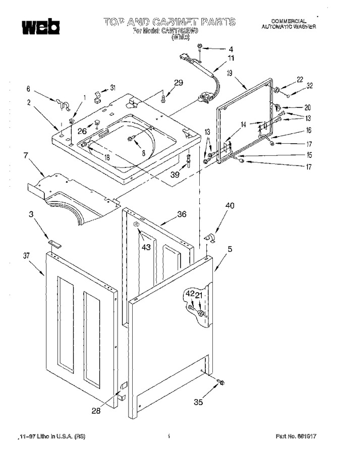 Diagram for CAW1762EW0