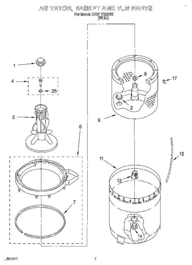 Diagram for CAW1762EW0