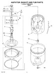 Diagram for 06 - Agitator, Basket And Tub