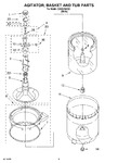 Diagram for 05 - Agitator, Basket And Tub Parts