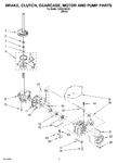 Diagram for 06 - Brake, Clutch, Gearcase, Motor And Pump Parts