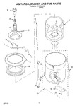 Diagram for 03 - Agitator, Basket And Tub Parts