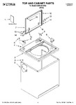 Diagram for 01 - Top And Cabinet Parts