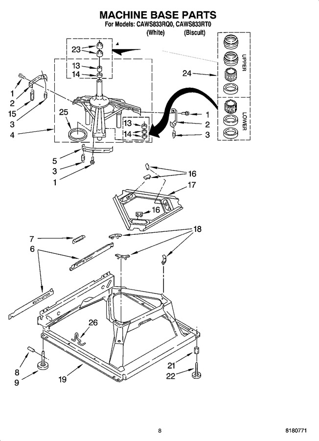 Diagram for CAWS833RT0