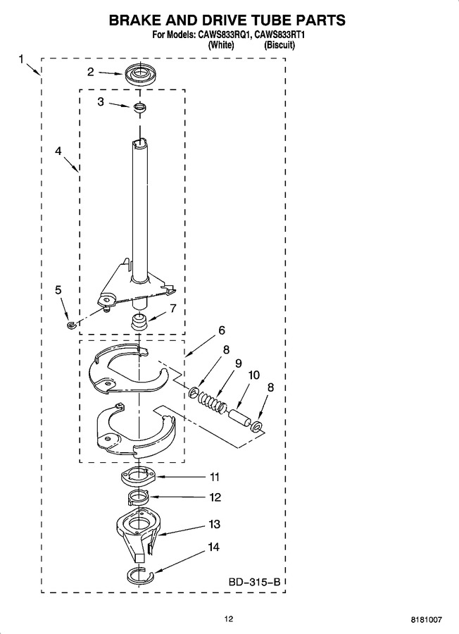 Diagram for CAWS833RT1