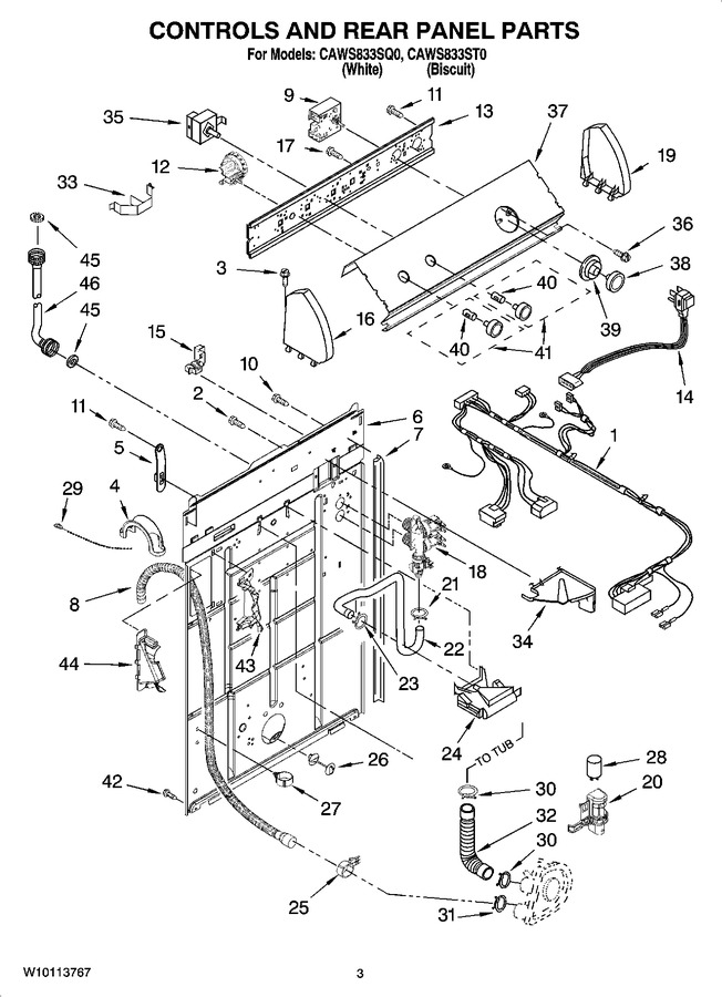 Diagram for CAWS833SQ0