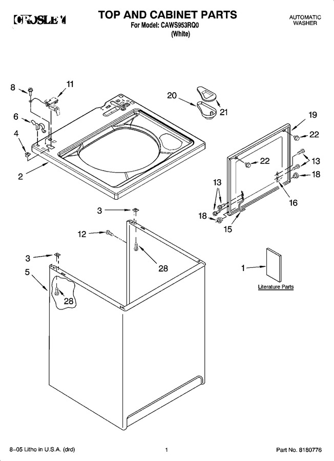 Diagram for CAWS953RQ0