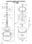 Diagram for 03 - Agitator, Basket And Tub Parts