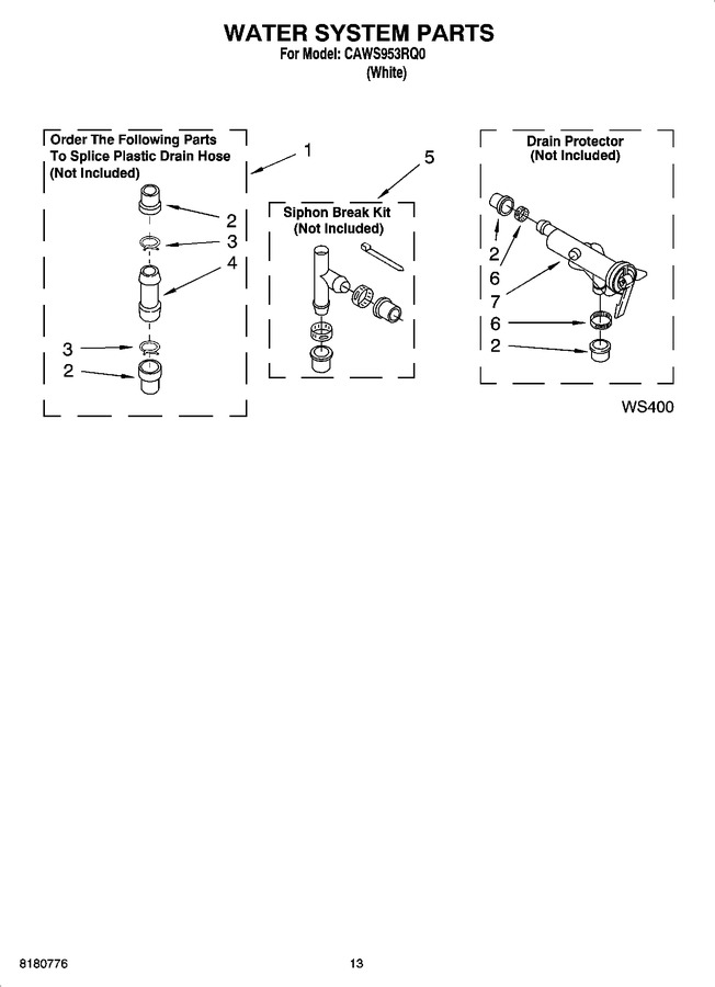 Diagram for CAWS953RQ0