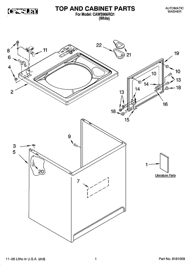 Diagram for CAWS966RQ1