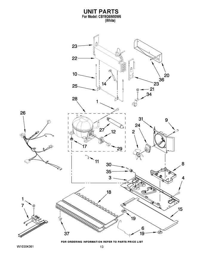 Diagram for CB19G6W00W6