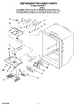 Diagram for 04 - Refrigerator Liner Parts