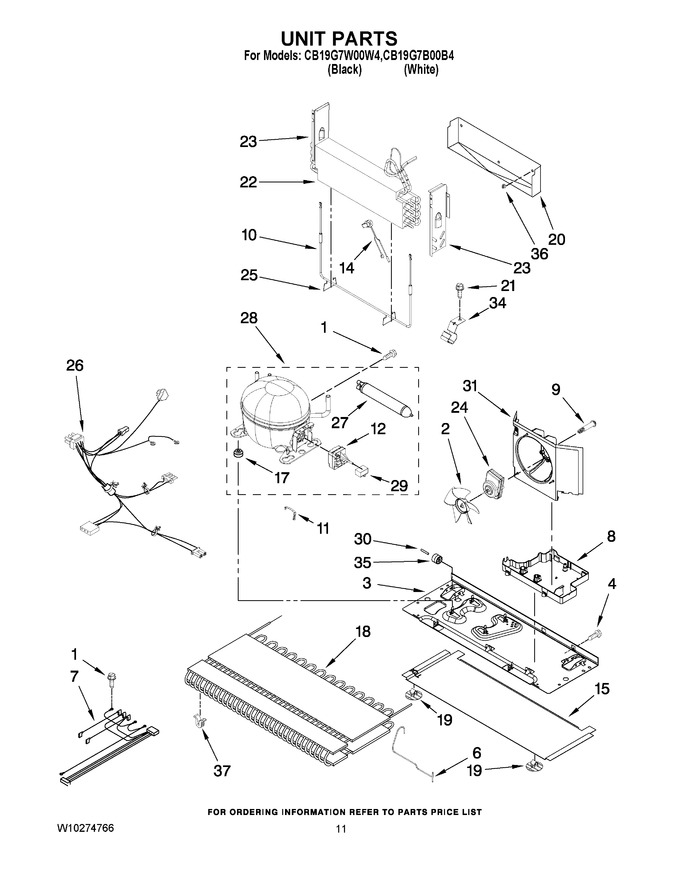 Diagram for CB19G7B00B4