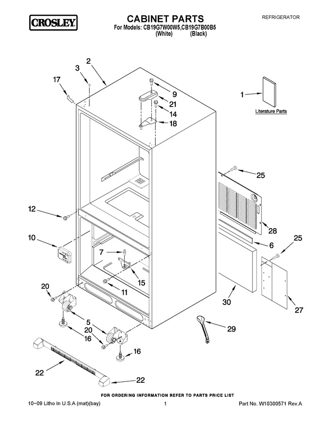 Diagram for CB19G7W00W5