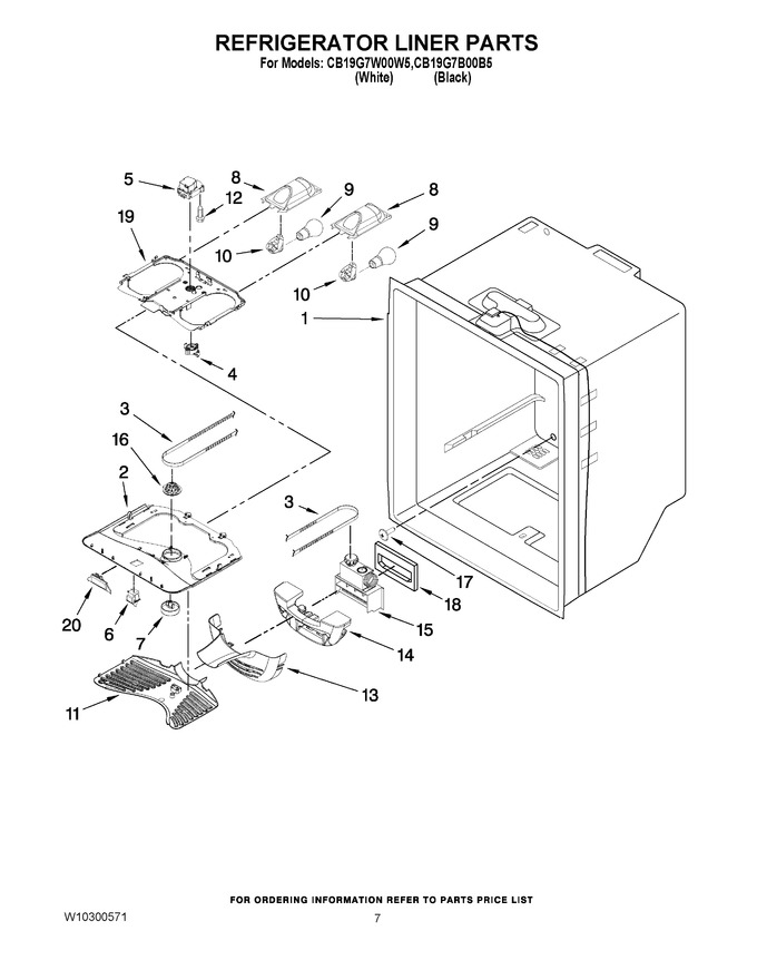 Diagram for CB19G7B00B5