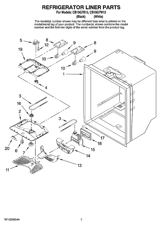 Diagram for CB19G7B13