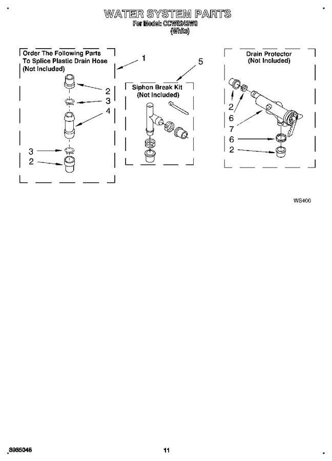 Diagram for CCW5243W0