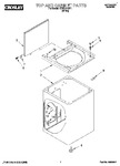 Diagram for 01 - Top And Cabinet, Lit/optional