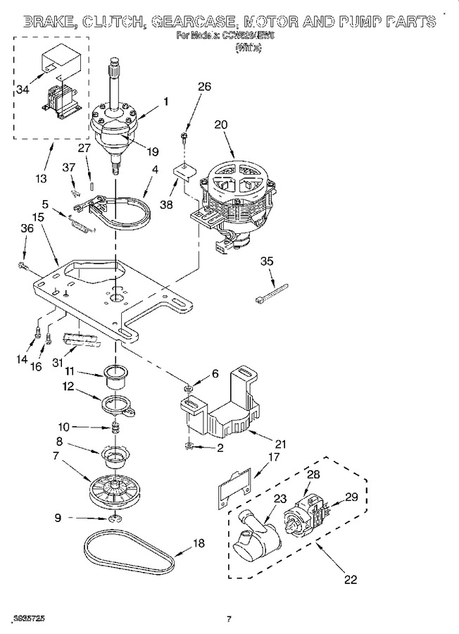 Diagram for CCW5264EW0