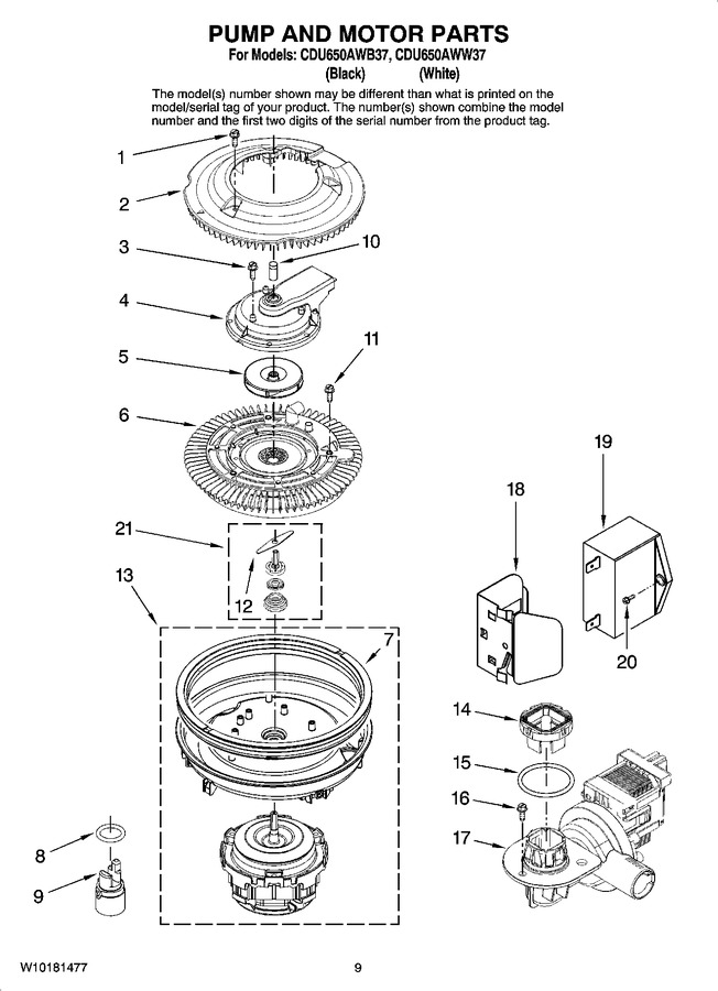 Diagram for CDU650AWB37