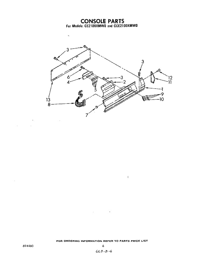 Diagram for GCE2100XMW0