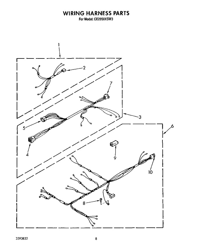 Diagram for CE2950XSW3