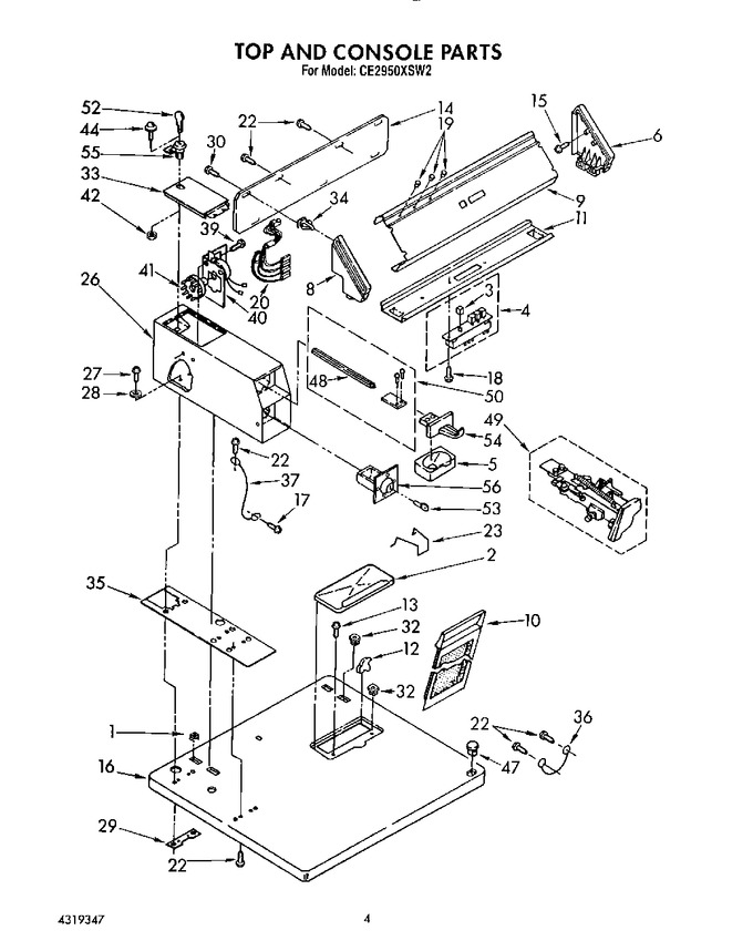 Diagram for CE2950XSW2