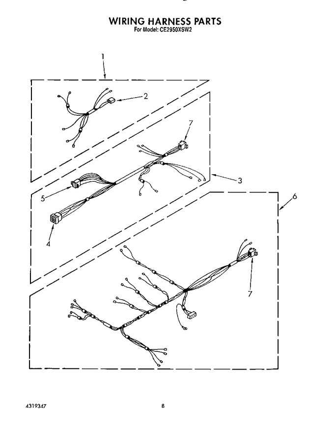 Diagram for CE2950XSW2