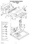 Diagram for 02 - Top And Console Parts