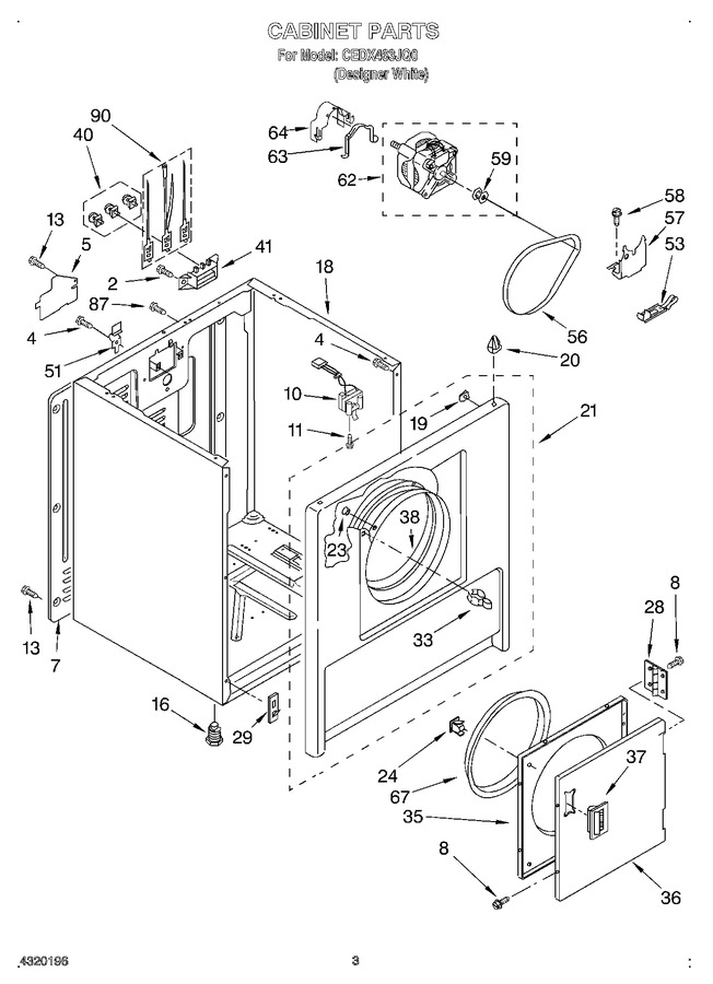 Diagram for CEDX463JQ0